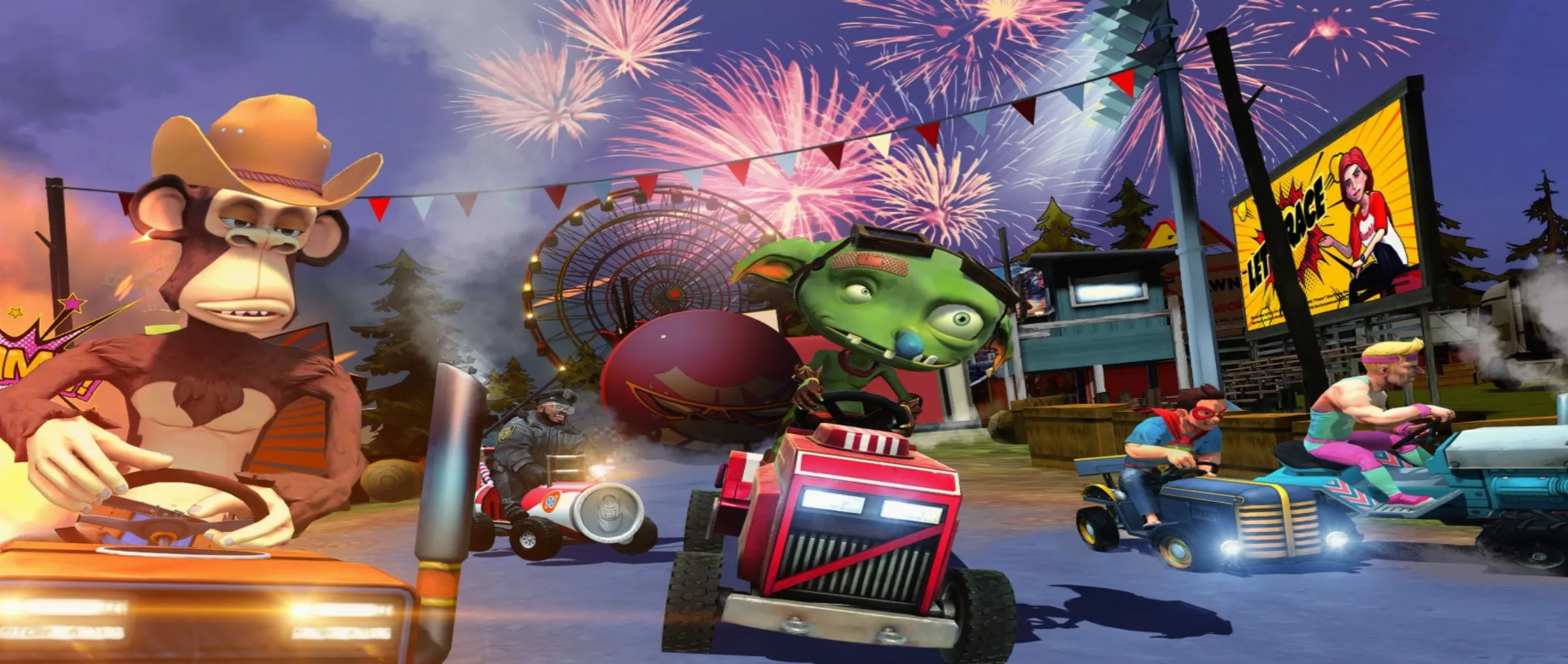 Rumble Racing Star offers an experience similar to that of Mario Kart for NFT enthusiasts