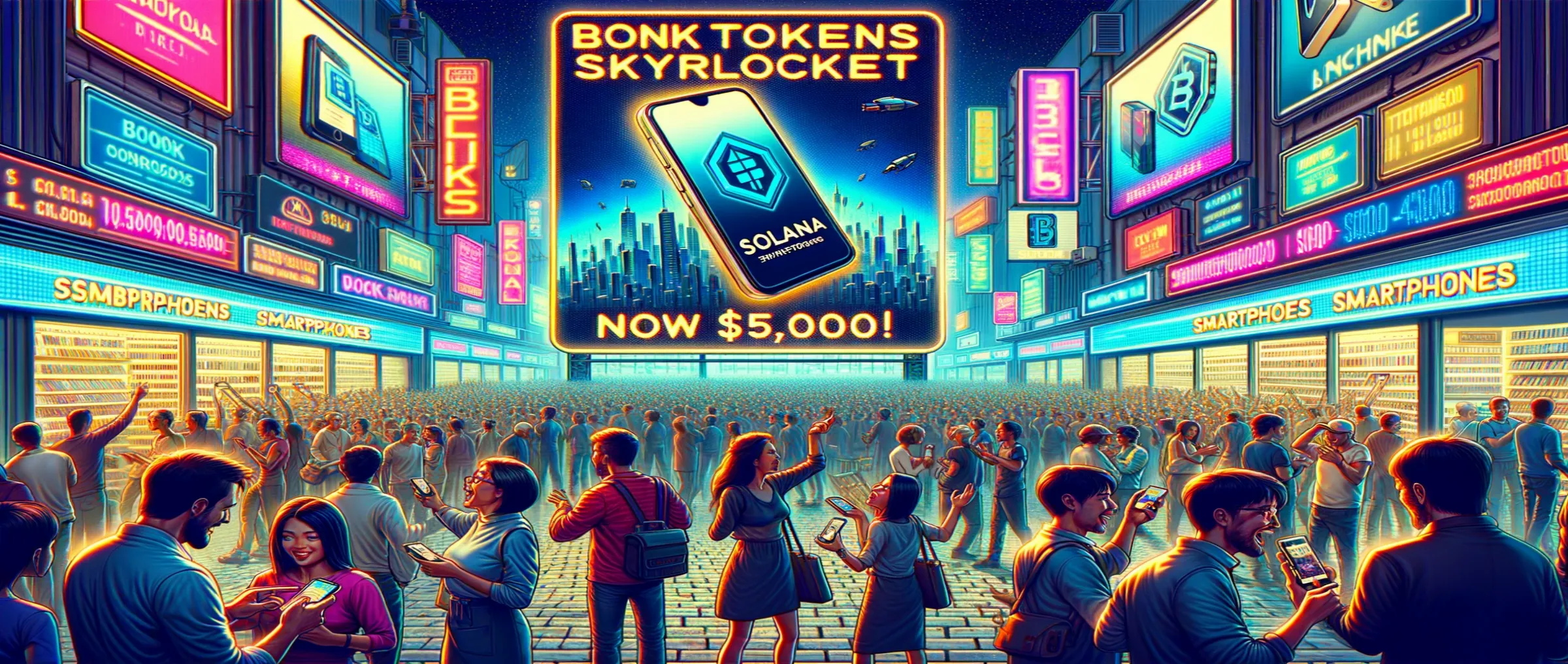 Free Bonk tokens have increased the cost of Solana smartphones to $5,000