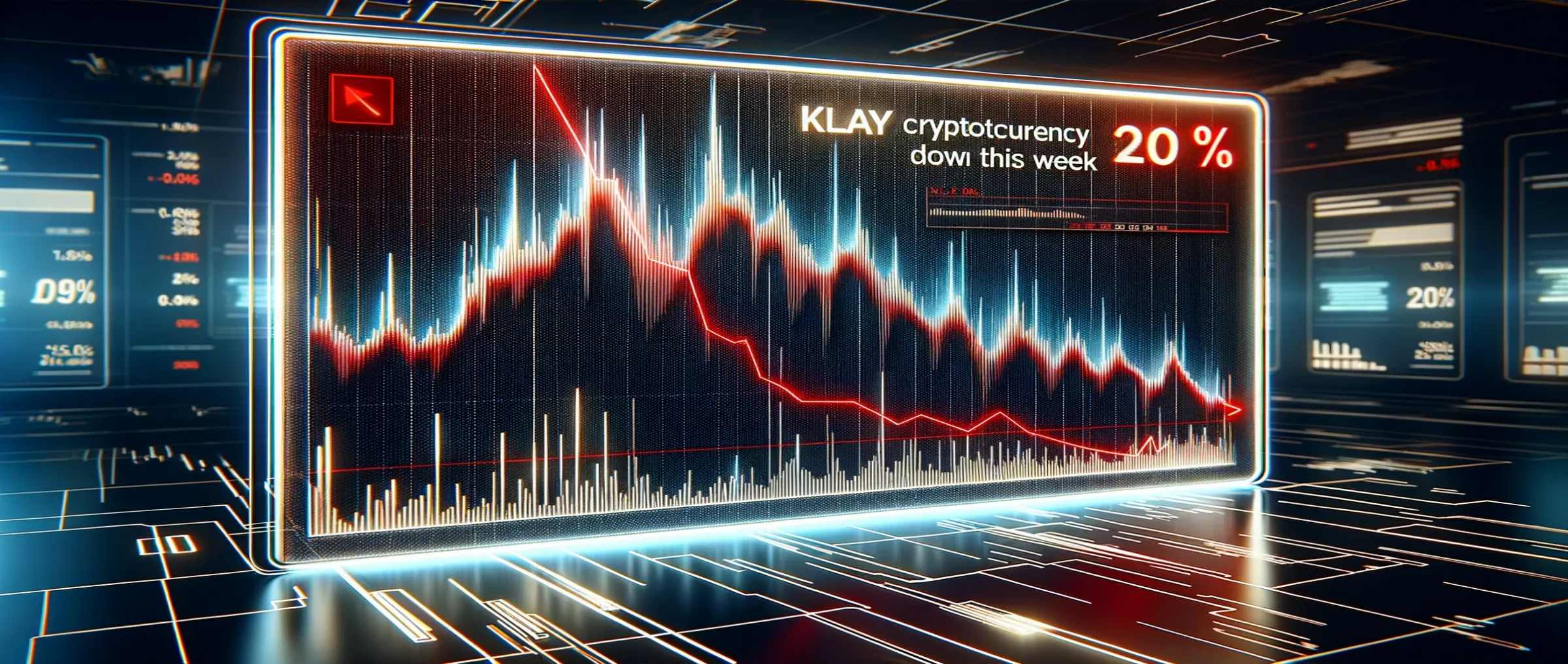 The exchange rate of the KLAY cryptocurrency has fallen by 20% in a week