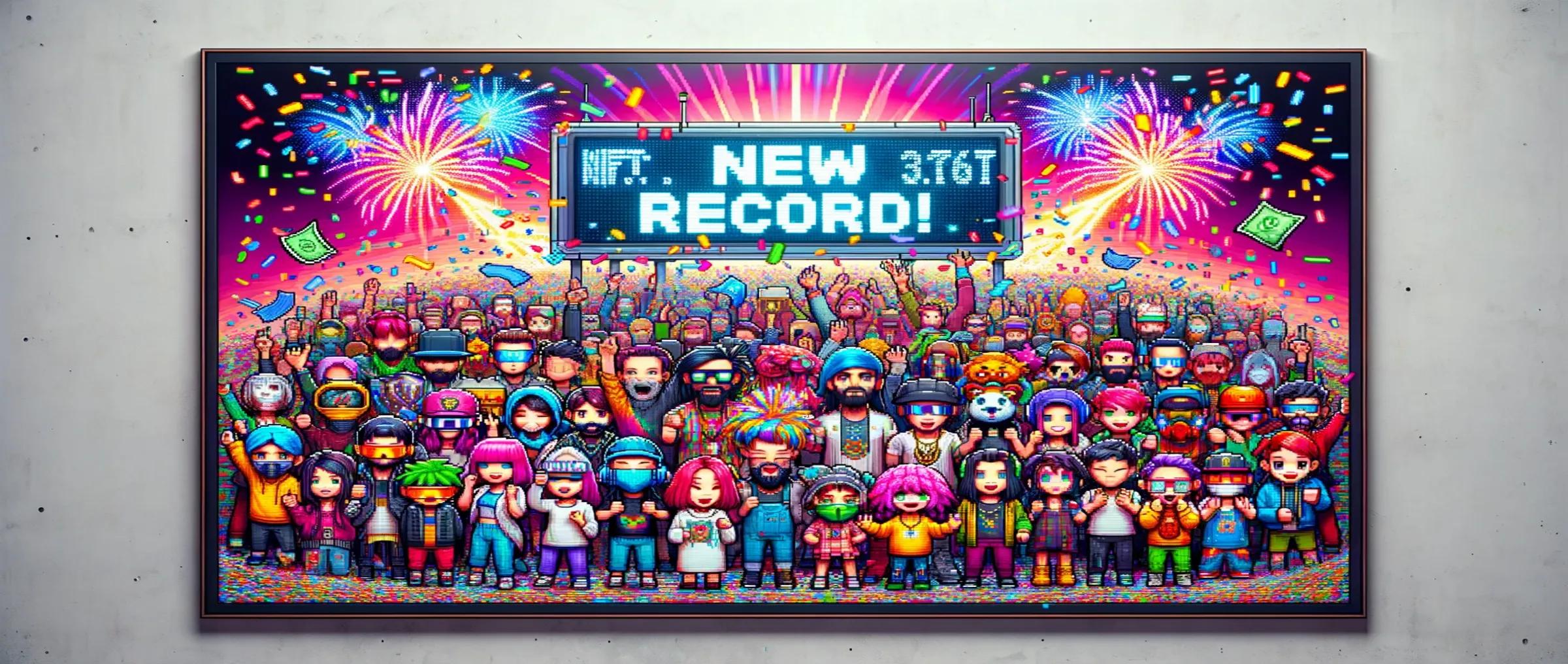 The CryptoPunks collection has set a new record for sales among NFT
