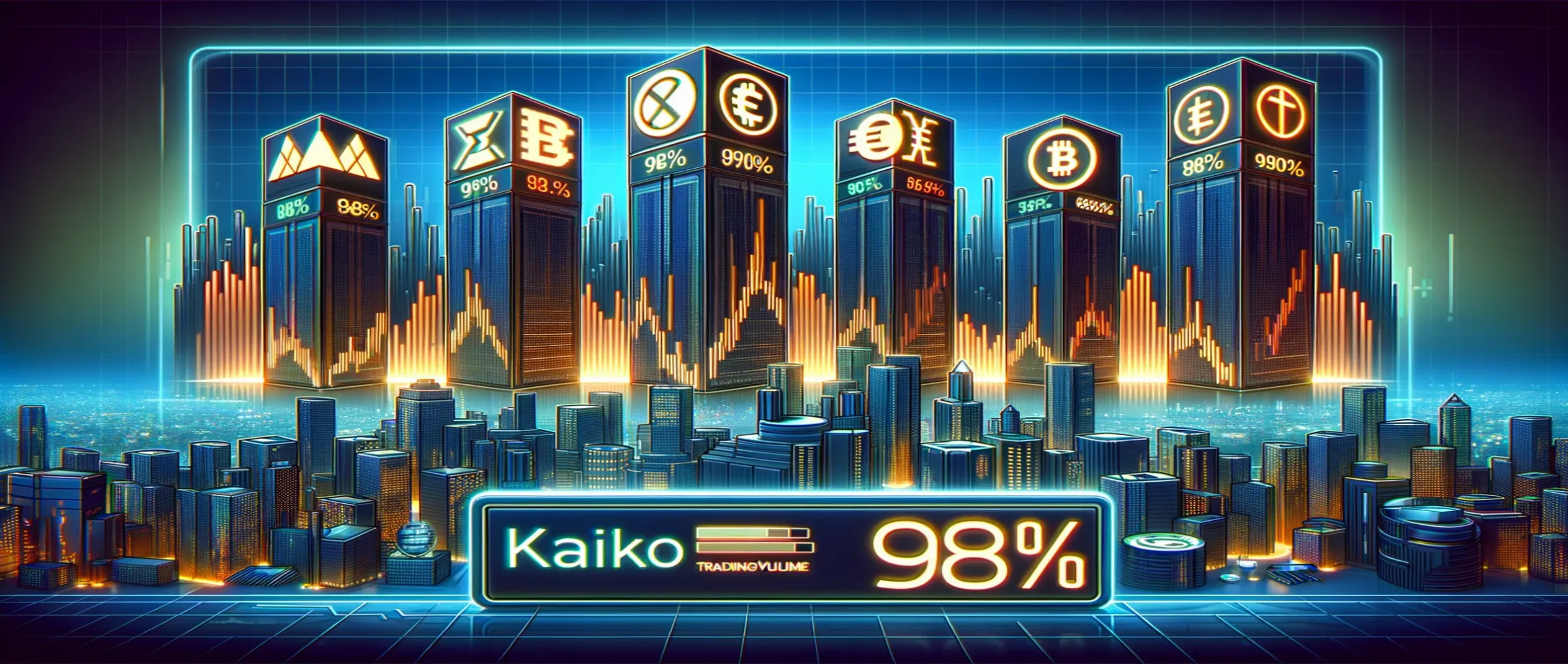 Kaiko: Five cryptocurrency exchanges control 98% of the trading volume in euros