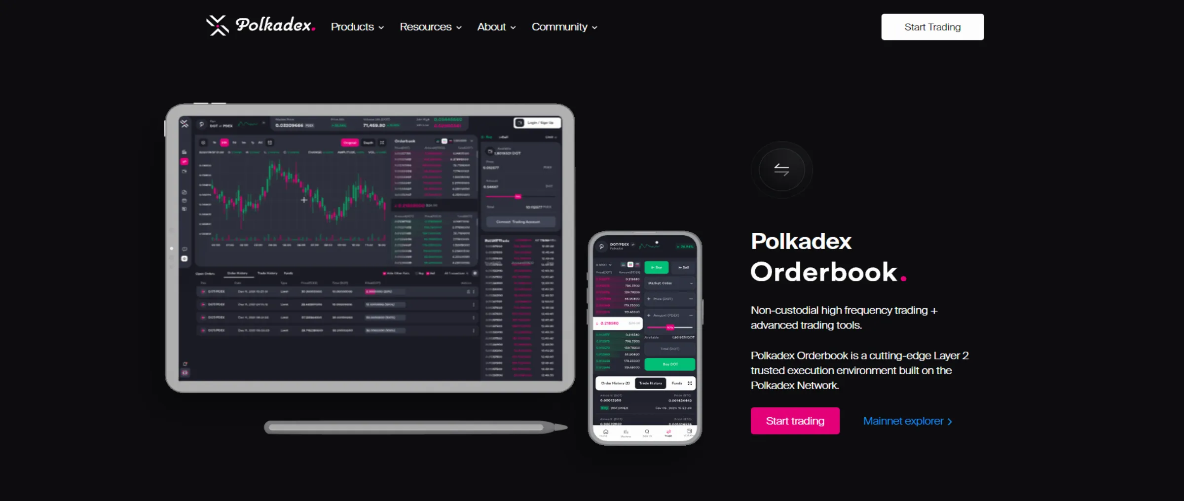 Polkadex dapps