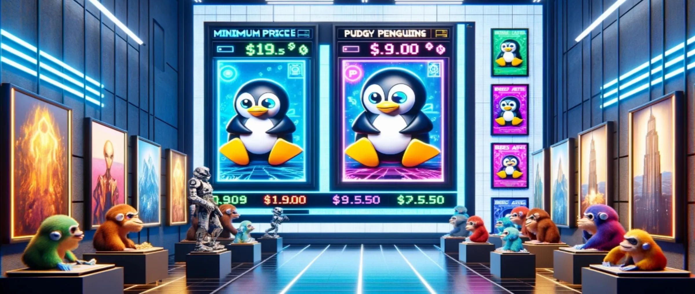 The minimum cost of the Pudgy Penguins NFT collection has exceeded the BAYC