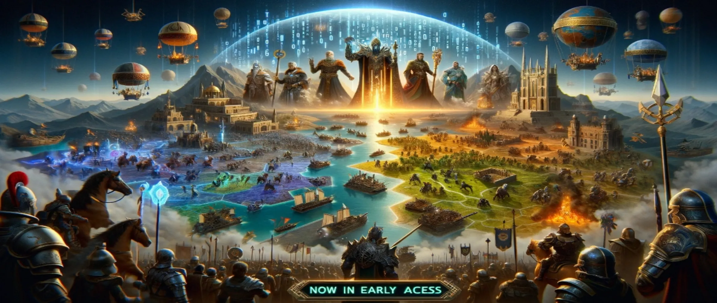 The MMO game Grand Strategy Influence is released in Early Access preview