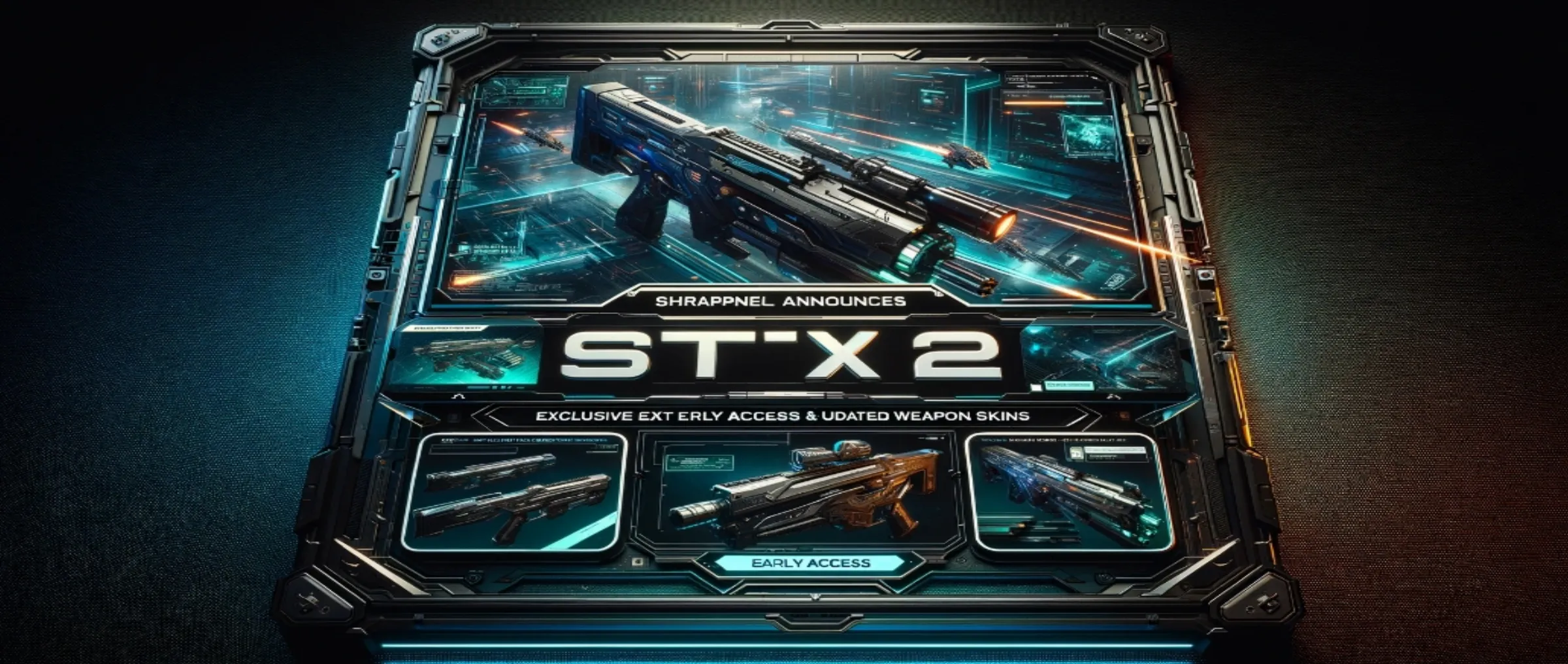 Shrapnel Announces STX2 Event with Exclusive Early Access and Updated Weapon Skins