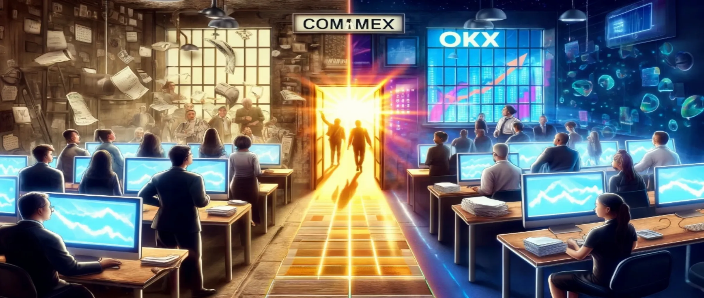Пользователи переходят на OKX после прекращения работы CommEX