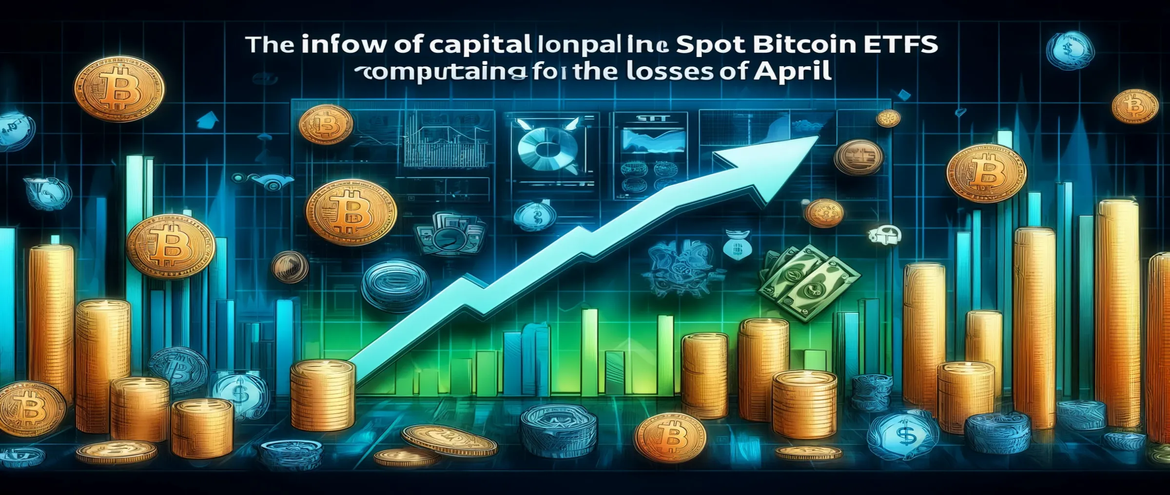 Приток капитала в спотовые биткоин-ETF компенсировал убытки апреля