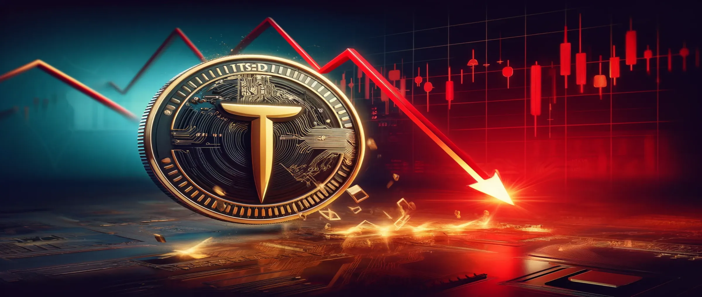 The market capitalization of the stablecoin TUSD dropped by 79 percent after being delisted from Binance