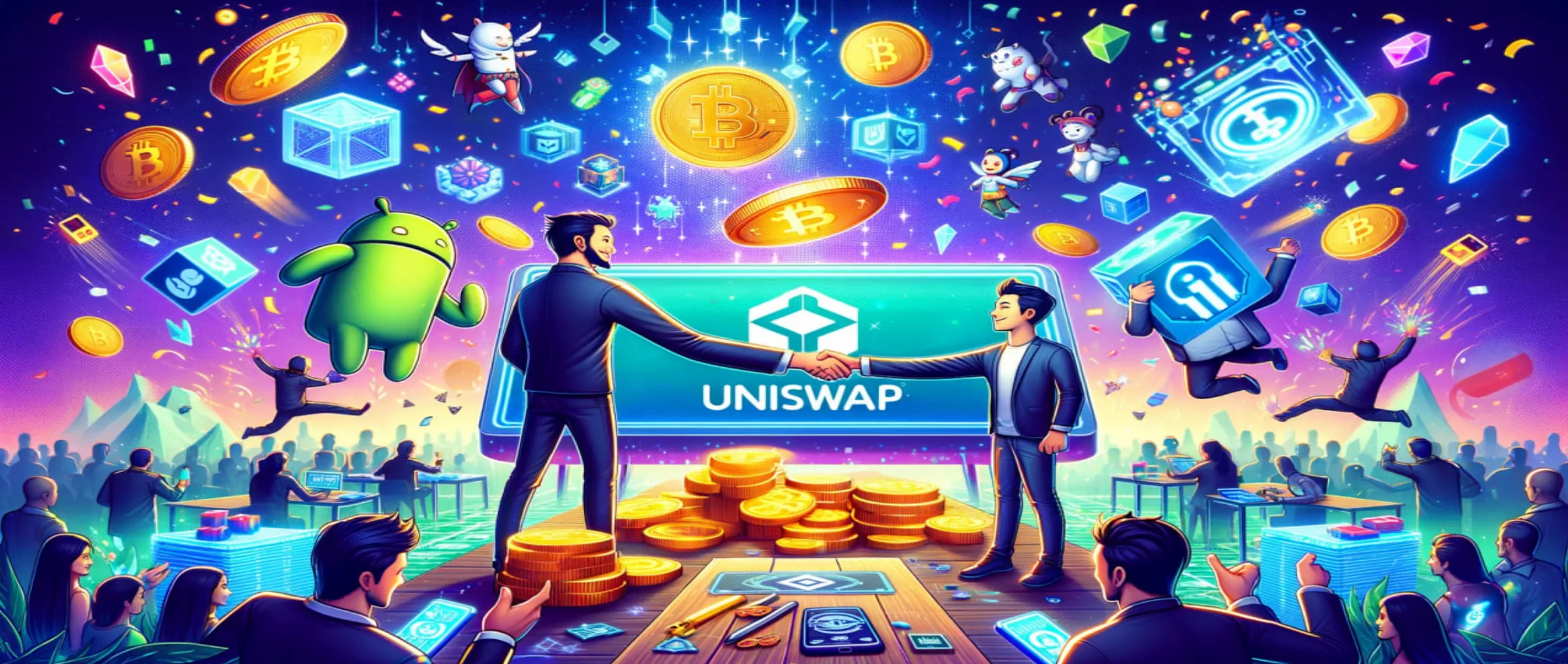 Uniswap acquires Crypto: The Game, merging DeFi and gaming