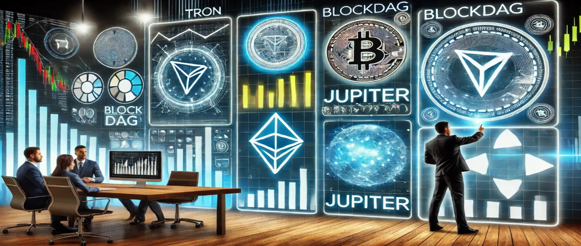 Analysis of TRON, Jupiter, and BlockDAG in the Crypto Market