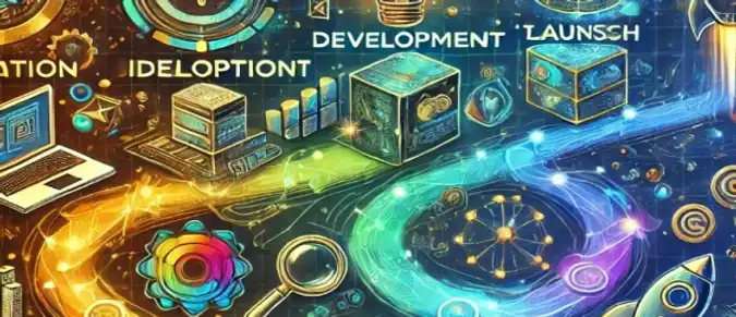 Stages of development of the crypto project