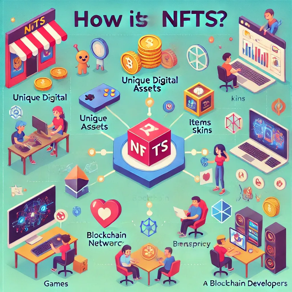 How do nfts work in games?