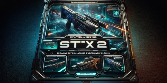 Shrapnel Announces STX2 Event with Exclusive Early Access and Updated Weapon Skins