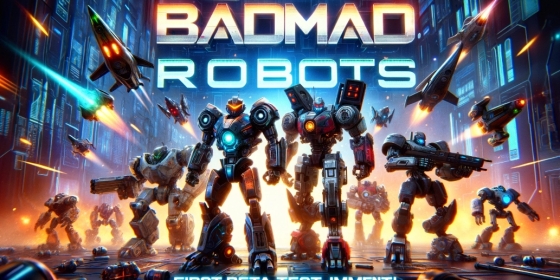 BADMAD ROBOTS is released on Steam ahead of the first beta test