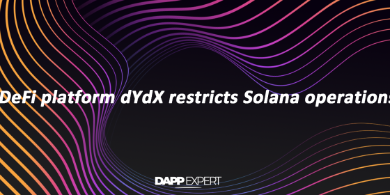 DeFi platform dYdX restricts Solana operations