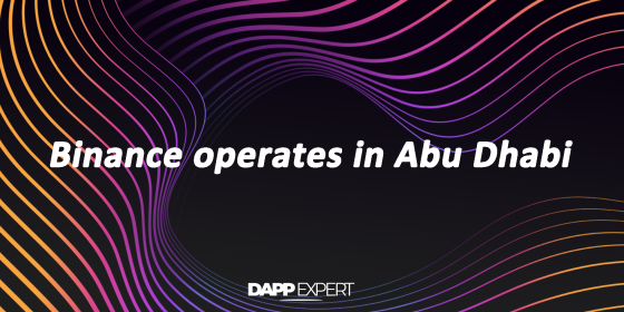 Binance operates in Abu Dhabi