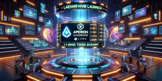 Apeiron Launches a new Arena Leaderboard, Entering into an exciting partnership with CARV and Launching a token giveaway