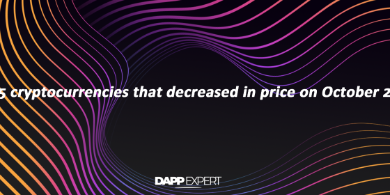 5 cryptocurrencies that decreased in price on October 28