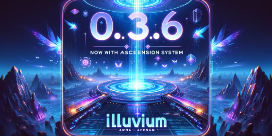 The release of the new version of Illuvium: Arena 0.3.6 with the ascension system