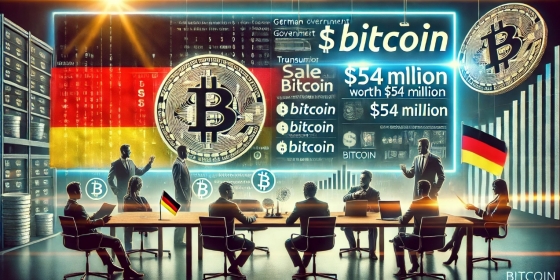 Продажа биткоина правительством Германии на $54 миллиона Продажа биткоина правительством Германии на $54 миллиона