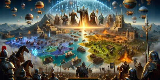 The MMO game Grand Strategy Influence is released in Early Access preview