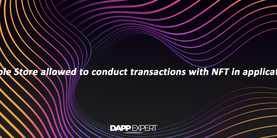 Apple Store allowed to conduct transactions with NFT in applications