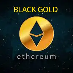 Black Gold Ethereum logo