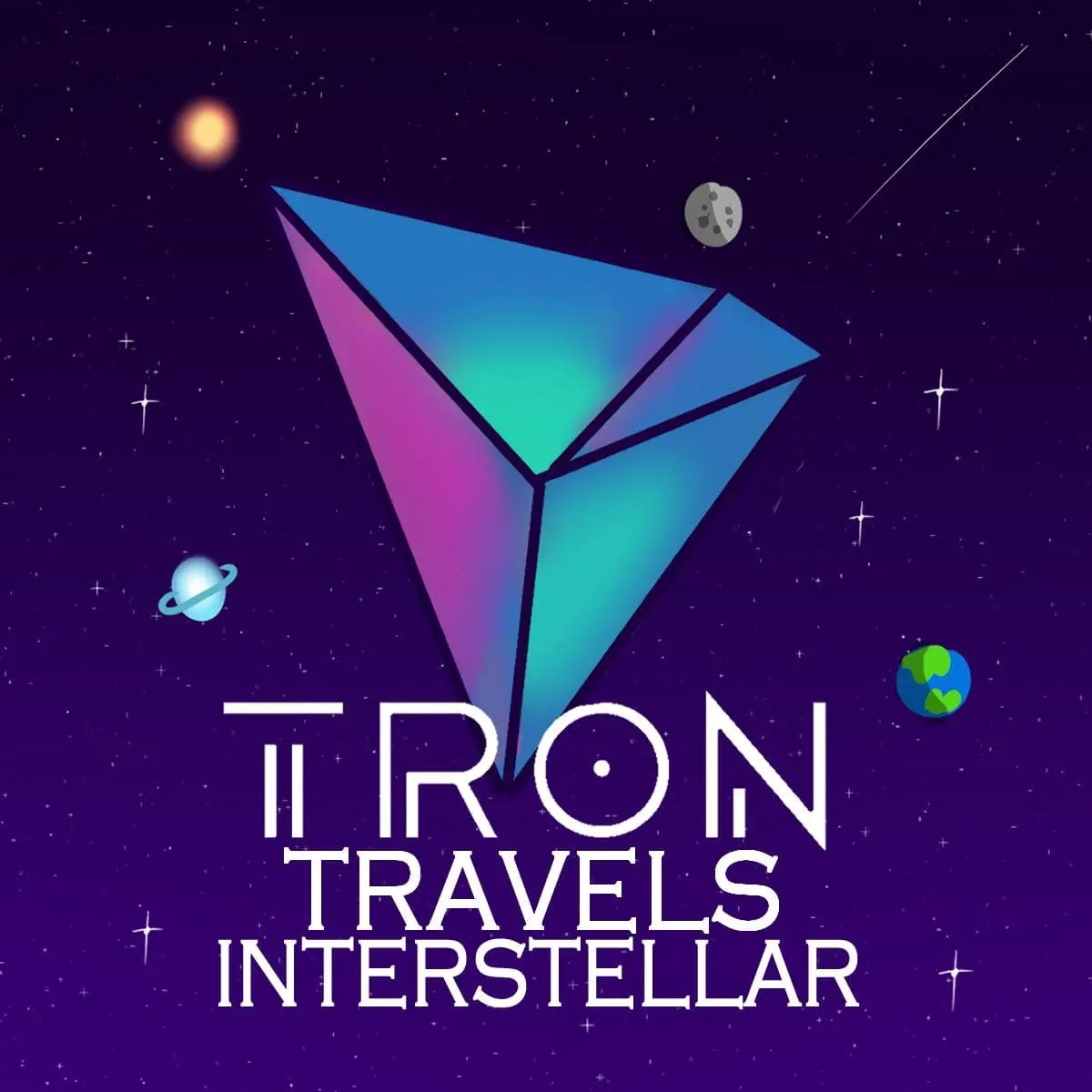 Tron Travels Interstellar logo