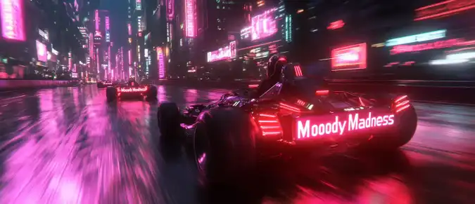 Moody Madness — High-Speed Web3 Racing Game with NFTs, AI Assistants, and Gasless Gameplay