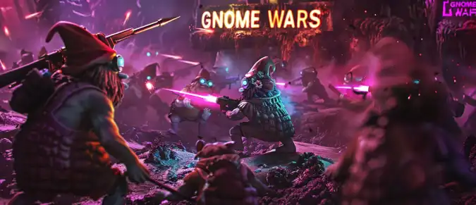 Gnome Wars: мультиплеерный блокчейн-шутер с юмором и NFT-функционалом