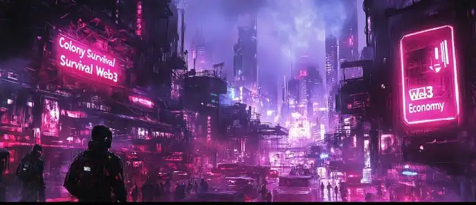 Colony: blockchain survival game with AI and NFT avatars