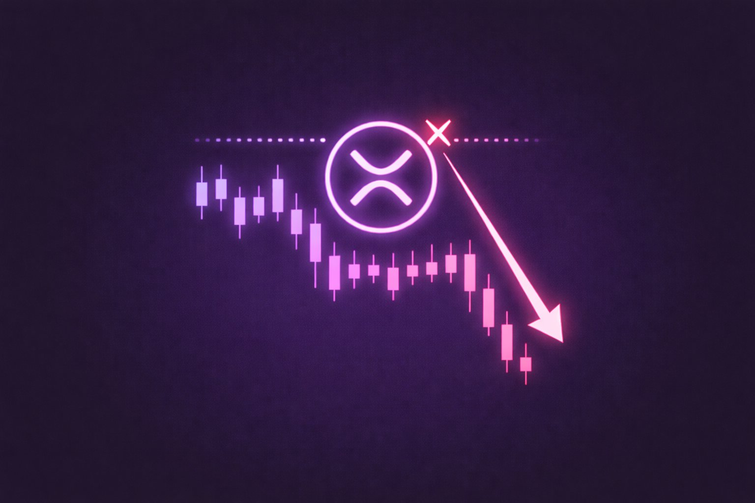 Курс XRP продолжает снижение после ложного пробоя