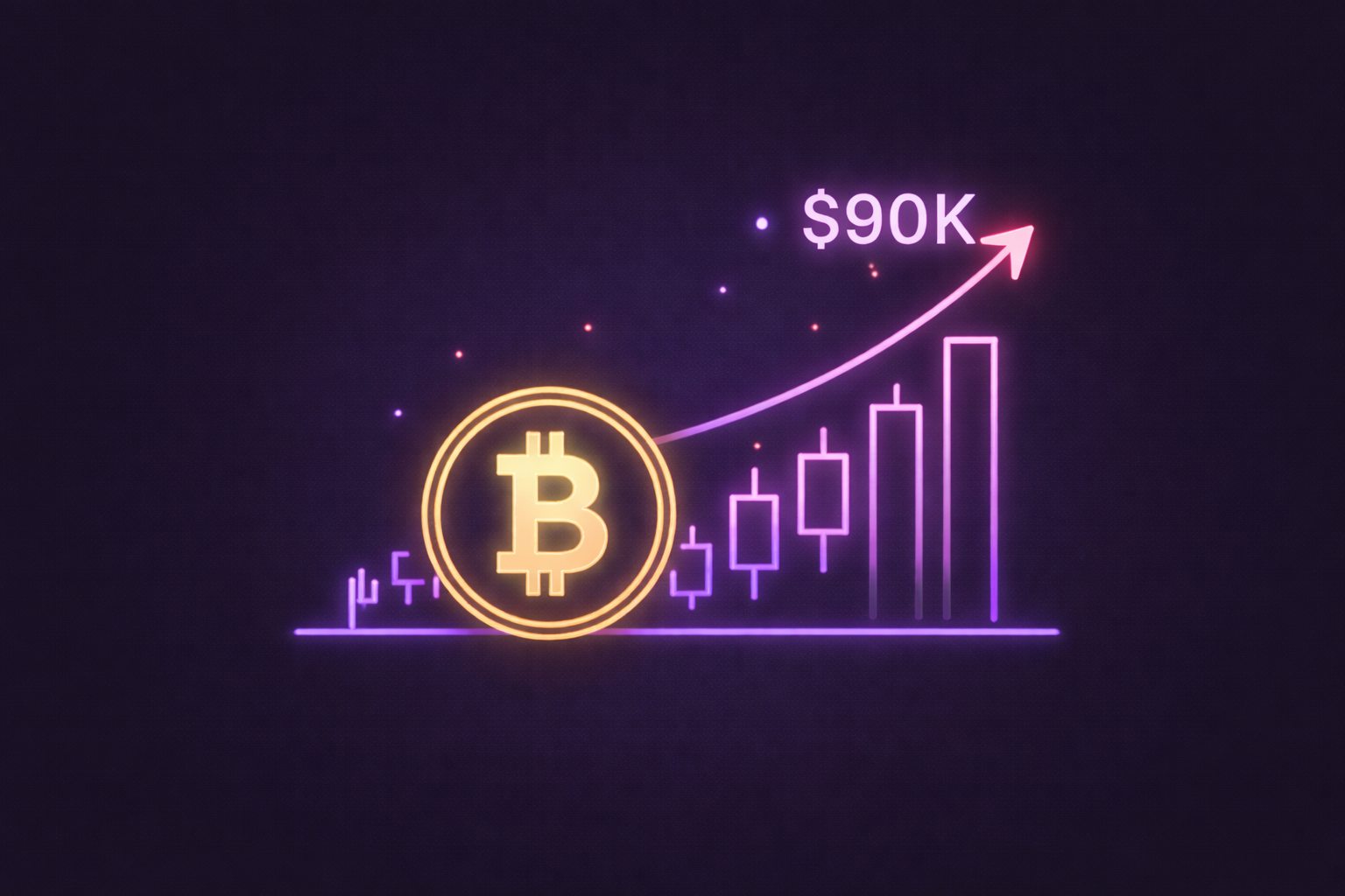 Биткойн преодолевает 90,000 долларов, вызывая интерес на рынке