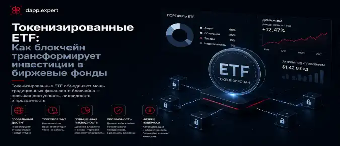 Токенизированные ETF на блокчейне — принципы работы, преимущества и перспективы развития