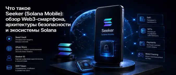 Seeker (Solana Mobile) — особенности криптосмартфона, технологии TEEPIN, Seed Vault и экосистема Web3