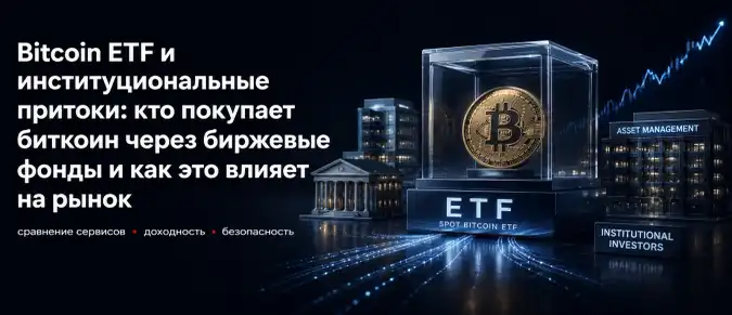 Институциональные инвестиции в Bitcoin ETF: крупнейшие фонды, объем притоков и влияние на курс BTC
