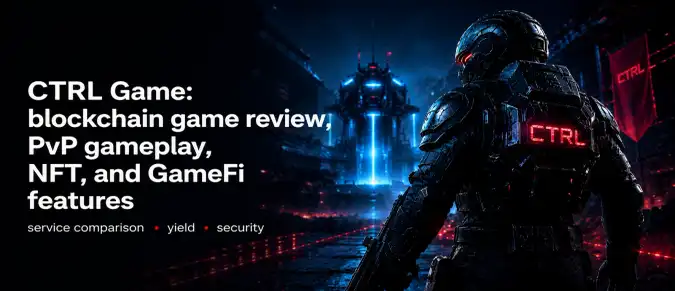 What Is CTRL Game? Exploring the Blockchain Shooter, PvP Gameplay, NFTs, and Web3 Economy