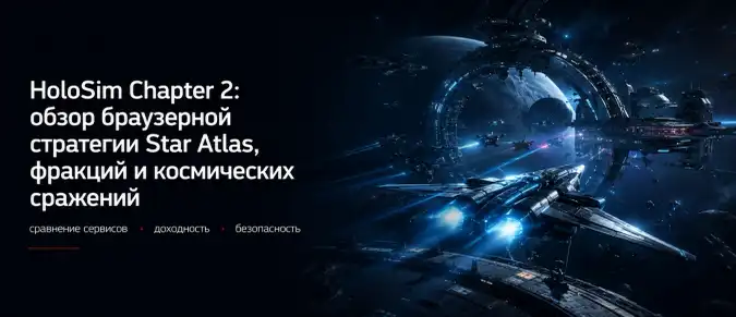 Что такое HoloSim Chapter 2? Особенности игры Star Atlas, флоты, фракции и экосистема Solana Что такое HoloSim Chapter 2? Особенности игры Star Atlas, флоты, фракции и экосистема Solana