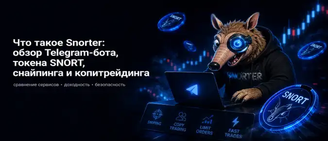 Snorter (SNORT) — как работает Telegram-бот для торговли токенами в Solana и его экосистема Snorter (SNORT) — как работает Telegram-бот для торговли токенами в Solana и его экосистема