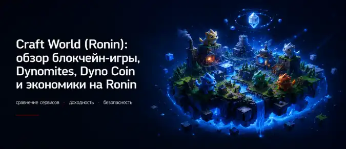 Что такое Craft World: как работает Web3-игра на Ronin и зачем нужны Dynomites Что такое Craft World: как работает Web3-игра на Ronin и зачем нужны Dynomites