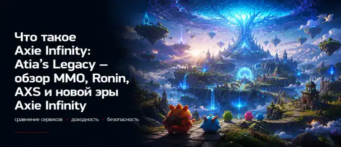 Axie Infinity: Atia’s Legacy: как Sky Mavis переносит вселенную Axie в формат MMO с открытым миром Axie Infinity: Atia’s Legacy: как Sky Mavis переносит вселенную Axie в формат MMO с открытым миром