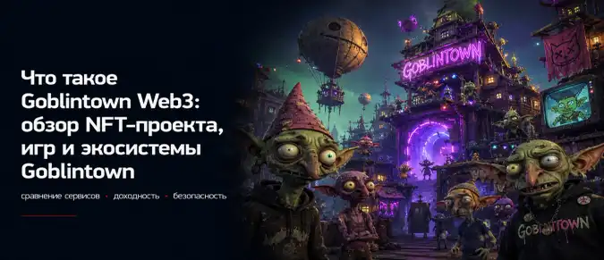 Goblintown Web3 и NFT-экосистема: как мем-проект превратился в игровую и медиа-платформу Goblintown Web3 и NFT-экосистема: как мем-проект превратился в игровую и медиа-платформу
