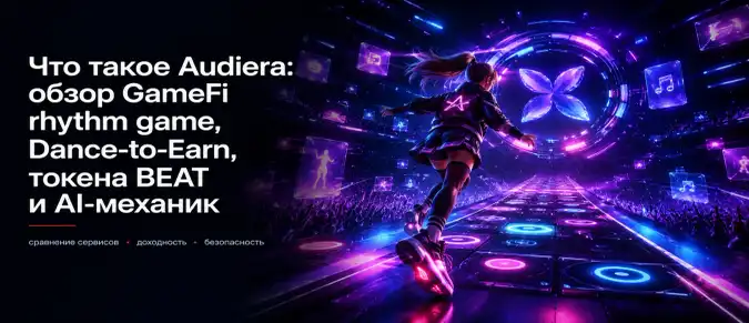 Audiera и музыкальный GameFi: как работает ритм-игра с токеном BEAT и искусственным интеллектом