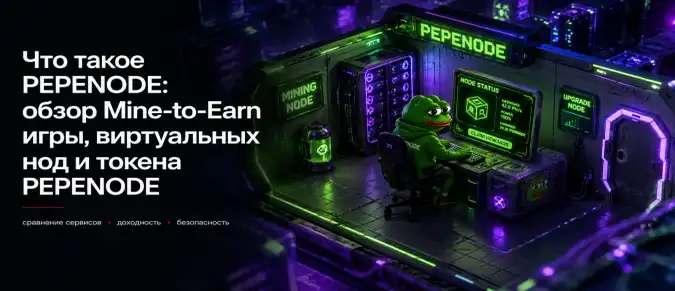 PEPENODE и GameFi-майнинг: как работают виртуальные серверы, стейкинг и экономика проекта PEPENODE и GameFi-майнинг: как работают виртуальные серверы, стейкинг и экономика проекта