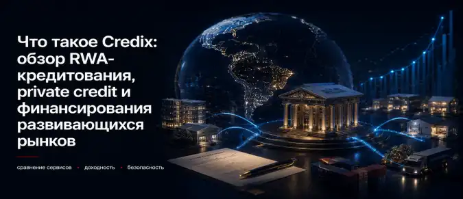 Credix Finance и рынок private credit: как работает платформа для токенизации кредитов и B2B-финансирования Credix Finance и рынок private credit: как работает платформа для токенизации кредитов и B2B-финансирования