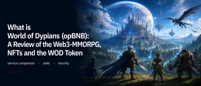 World of Dypians on opBNB — Gameplay, NFT Economy, WOD Token, and Open-World Features World of Dypians on opBNB — Gameplay, NFT Economy, WOD Token, and Open-World Features