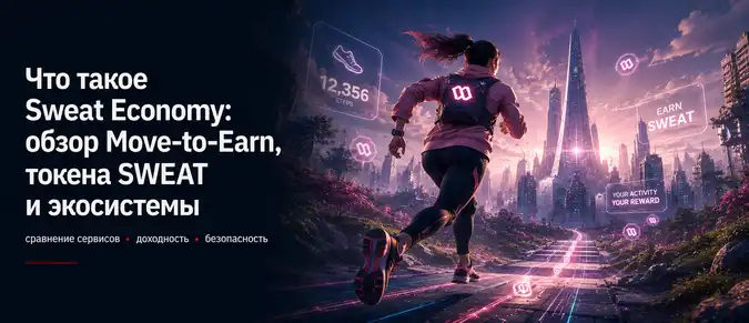 Sweat Economy: как работает Move-to-Earn, токен SWEAT, Sweat Wallet и сеть NEAR Sweat Economy: как работает Move-to-Earn, токен SWEAT, Sweat Wallet и сеть NEAR