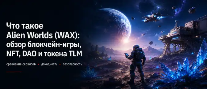 Alien Worlds (WAX): как работает Play-to-Earn игра, NFT-экономика и токен Trilium (TLM)
