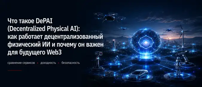 DePAI (Decentralized Physical AI): обзор концепции, архитектуры, связи с DePIN и Prop-AMM DePAI (Decentralized Physical AI): обзор концепции, архитектуры, связи с DePIN и Prop-AMM