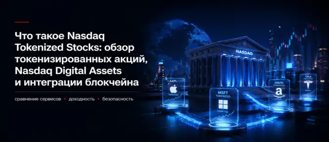 Nasdaq Tokenized Stocks: как работает токенизация акций, Nasdaq Digital Assets и блокчейн-интеграция